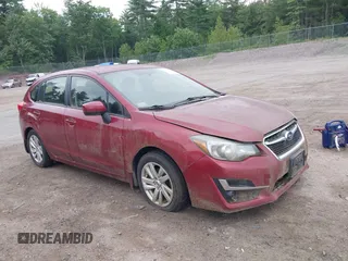2016 Subaru Impreza Premium with VIN JF1GPAB69G8261730, listed as a IAAI auction lot 42633024 with 58,110 mi miles and . Bid and sale history available at DreamBid. Image 1.