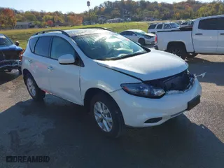 2014 Nissan Murano S with VIN JN8AZ1MW1EW532428, listed as a IAAI auction lot 40830899 with NaN miles. Bid and sale history available at carsss.com. Image 1.