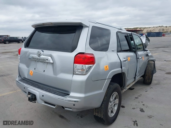 2010 Toyota 4Runner SR5 with VIN JTEZU5JR9A5011357, listed as a IAAI auction lot 41514810 with 1 mi miles. Bid and sale history available at carsss.com. Image 4.