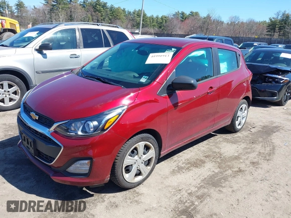 2022 Chevrolet Spark LS with VIN KL8CB6SAXNC014194, listed as a IAAI auction lot 41991913 with 55,632 mi miles and . Bid and sale history available at DreamBid. Image 2.