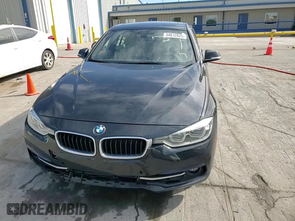 2017 BMW 3 Series 330i with VIN WBA8B9G37HNU53691, listed as a Copart auction lot 54612825 with 107,287 mi miles and Salvage Title. Bid and sale history available at carsss.com. Image 13.