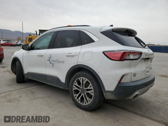 2020 Ford Escape SEL with VIN 1FMCU0H62LUB18280, listed as a Copart auction lot 53116495 with 89,460 mi miles and Salvage Title. Bid and sale history available at carsss.com. Image 2.