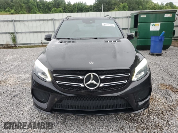 2018 Mercedes-Benz GLE 350 with VIN 4JGDA5JB2JB147613, listed as a Copart auction lot 58552385 with 93,788 mi miles and Salvage title. Bid and sale history available at DreamBid. Image 5.