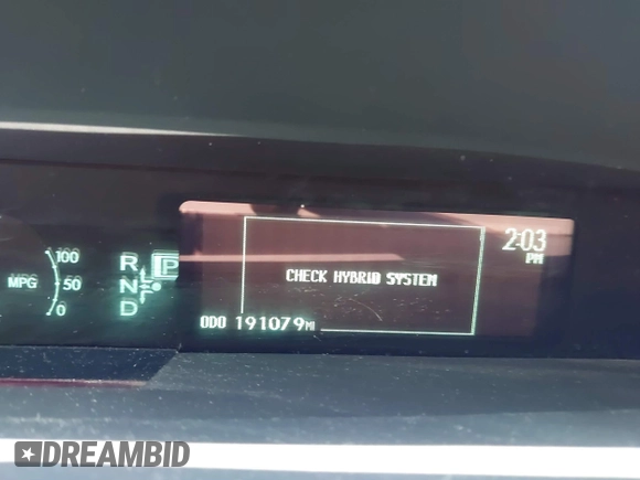 2011 Toyota Prius I with VIN JTDKN3DU5B0294247, listed as a IAAI auction lot 40360762 with 191,079 mi miles. Bid and sale history available at carsss.com. Image 7.