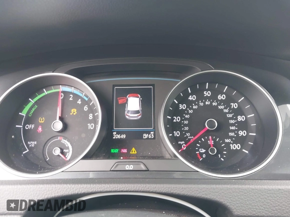 2019 Volkswagen Golf SE z VIN WVWKR7AU6KW910647, wystawiony jako IAAI lot #41502997 z przebiegiem 20 649 mil mil oraz . Historia ofert i sprzedaży dostępna na DreamBid. Obrazek 7.