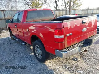 2005 Ford F-150 XLT with VIN 1FTPX14545NB25583, listed as a IAAI auction lot 41791676 with 142,858 mi miles. Bid and sale history available at carsss.com. Image 3.
