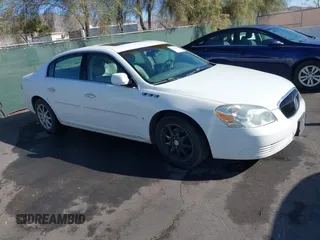 2007 Buick Lucerne V6 CXL with VIN 1G4HD57277U100672, listed as a IAAI auction lot 41483671 with 208,245 mi miles. Bid and sale history available at carsss.com. Image 1.