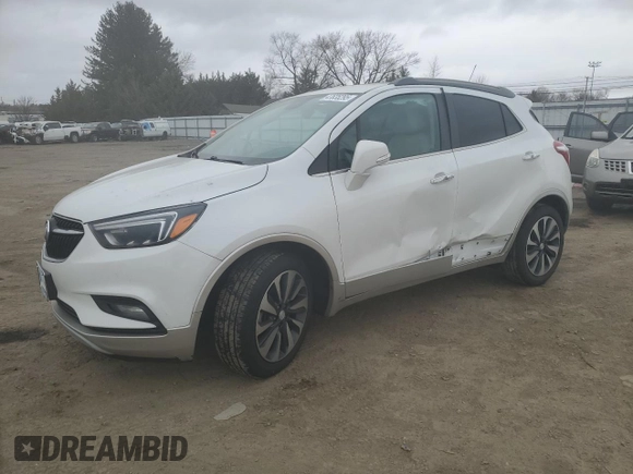 2019 Buick Encore Essence with VIN KL4CJCSM7KB860734, listed as a Copart auction lot 47635295 with 23,935 mi miles and Salvage Title. Bid and sale history available at carsss.com. Image 1.