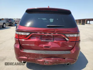2021 Dodge Durango R/T with VIN 1C4SDHCT5MC626875, listed as a Copart auction lot 75697474 with 46,264 mi miles and Salvage Title. Bid and sale history available at DreamBid. Image 6.