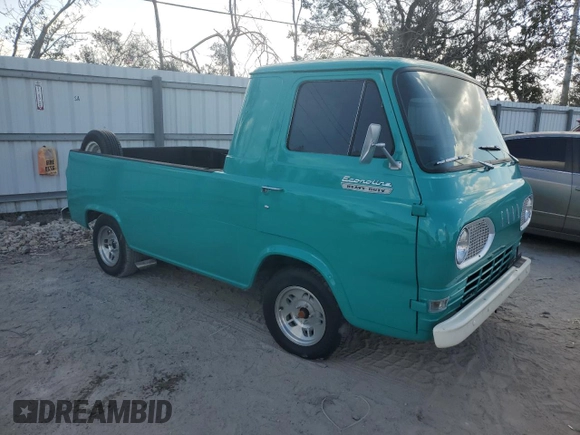 1961 Ford Econoline Cargo with VIN E10SH112422, listed as a Copart auction lot 74244524 with 69 mi miles and Salvage Title. Bid and sale history available at DreamBid. Image 4.