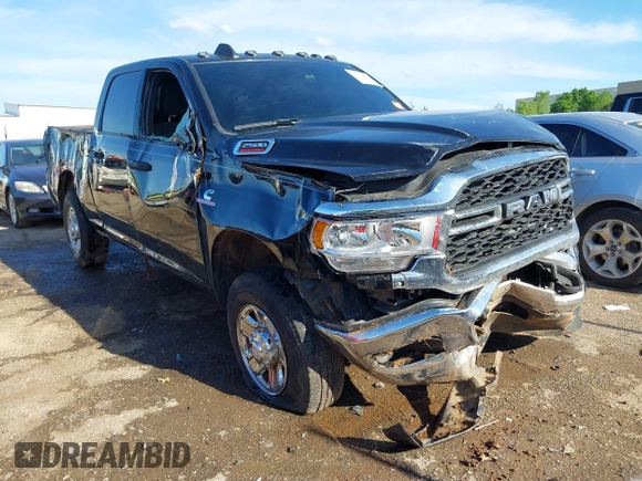 2024 Ram 2500 Tradesman with VIN 3C6UR5CL3RG221120, listed as a IAAI auction lot 42153161 with 6,829 mi miles and . Bid and sale history available at DreamBid. Image 1.