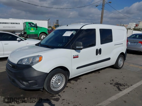 2020 Ram ProMaster City Cargo Van Tradesman with VIN ZFBHRFAB5L6R92698, listed as a IAAI auction lot 41435093 with 48,082 mi miles. Bid and sale history available at carsss.com. Image 17.