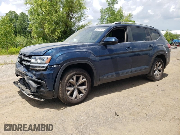 2018 Volkswagen Atlas S with VIN 1V2AP2CA1JC600864, listed as a Copart auction lot 62267595 with 99,816 mi miles and Salvage title. Bid and sale history available at DreamBid. Image 1.