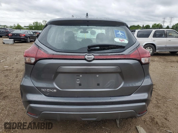 2023 Nissan Kicks S z VIN 3N1CP5BV9PL528439, wystawiony jako Copart lot #57608865 z przebiegiem 47 696 mil mil oraz Szkoda całkowita • Salvage title. Historia ofert i sprzedaży dostępna na DreamBid. Obrazek 6.