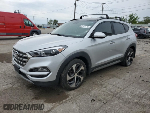 2017 Hyundai Tucson Value z VIN KM8J33A26HU336538, wystawiony jako Copart lot #57103535 z przebiegiem 97 575 mil mil oraz Czysty tytuł • Clean title. Historia ofert i sprzedaży dostępna na DreamBid. Obrazek 1.