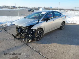 2023 Nissan Versa SR with VIN 3N1CN8FV4PL837317, listed as a IAAI auction lot 41188319 with 39,656 mi miles. Bid and sale history available at carsss.com. Image 2.