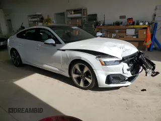 2020 Audi A5 Sportback Premium Plus with VIN WAUBNCF56LA016536, listed as a Copart auction lot 44581724 with 37,843 mi miles. Bid and sale history available at carsss.com. Image 4.