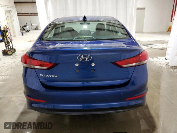 2017 Hyundai Elantra Limited with VIN 5NPD84LF8HH165455, listed as a Copart auction lot 54668785 with 145,968 mi miles and Non Repairable. Bid and sale history available at DreamBid. Image 6.