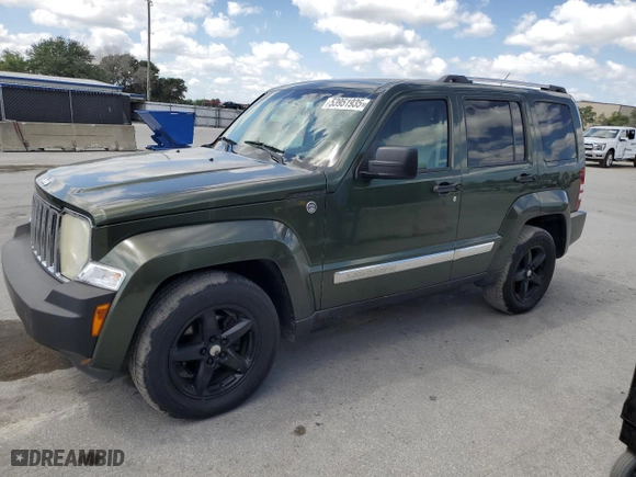 2009 Jeep Liberty Limited with VIN 1J8GN58K09W511911, listed as a Copart auction lot 53951935 with 174,927 mi miles and Clean Title. Bid and sale history available at carsss.com. Image 1.