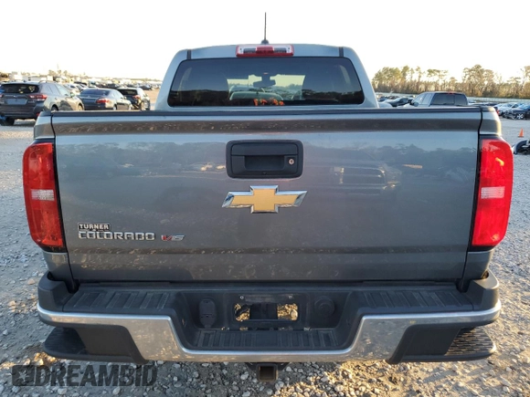 2019 Chevrolet Colorado 2WD Work Truck with VIN 1GCGSBEN4K1166284, listed as a Copart auction lot 43338615 with 147,585 mi miles and Salvage Title. Bid and sale history available at carsss.com. Image 6.