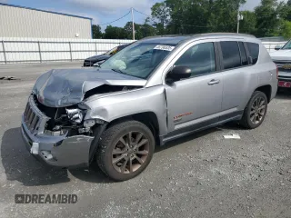 2016 Jeep Compass Sport with VIN 1C4NJDBB2GD798836, listed as a Copart auction lot 58796535 with 67,195 mi miles and Salvage title. Bid and sale history available at DreamBid. Image 1.