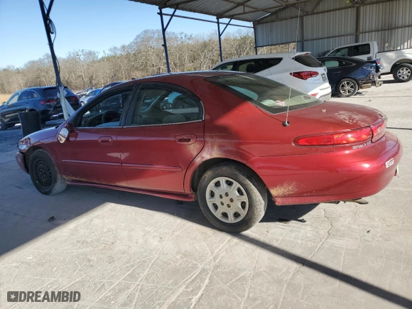 1999 Mercury Sable GS with VIN 1MEFM50U5XA637869, listed as a Copart auction lot 41387635 with 108,562 mi miles and Salvage Title. Bid and sale history available at carsss.com. Image 2.