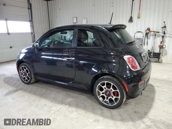 2012 FIAT 500 Sport z VIN 3C3CFFBR5CT344350, wystawiony jako Copart lot #51921105 z przebiegiem 110 394 mil mil oraz Szkody całkowita. Historia ofert i sprzedaży dostępna na DreamBid. Obrazek 2.