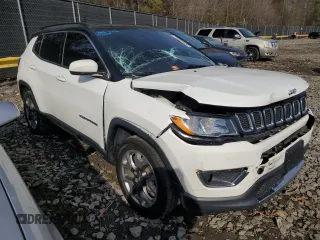2020 Jeep Compass Limited with VIN 3C4NJDCB0LT195905, listed as a Copart auction lot 81085404 with 108,352 mi miles and Salvage Title. Bid and sale history available at carsss.com. Image 4.