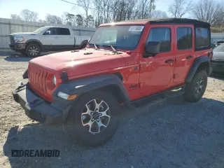 2023 Jeep Wrangler Sport S with VIN 1C4HJXDG2PW681026, listed as a Copart auction lot 46179805 with 13,133 mi miles and Salvage Title. Bid and sale history available at DreamBid. Image 1.