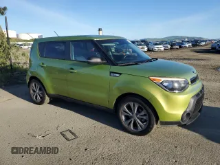 2014 Kia Soul + with VIN KNDJP3A59E7725011, listed as a Copart auction lot 51456125 with 93,548 mi miles and Salvage Title. Bid and sale history available at carsss.com. Image 4.