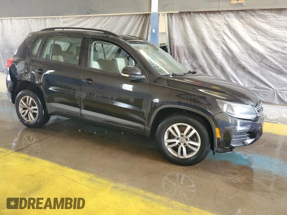2016 Volkswagen Tiguan S with VIN WVGAV7AX8GW584211, listed as a Copart auction lot 57489065 with 140,420 mi miles and Clean title. Bid and sale history available at DreamBid. Image 4.