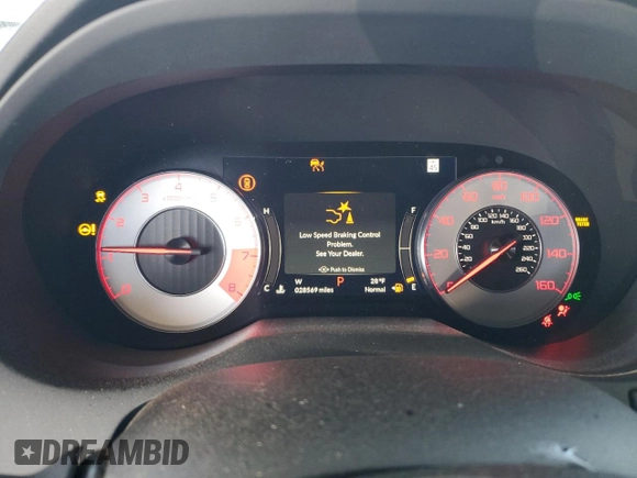 2023 Acura RDX w/A-Spec Package with VIN 5J8TC2H63PL001498, listed as a Copart auction lot 44694815 with 28,569 mi miles and Salvage title. Bid and sale history available at DreamBid. Image 9.