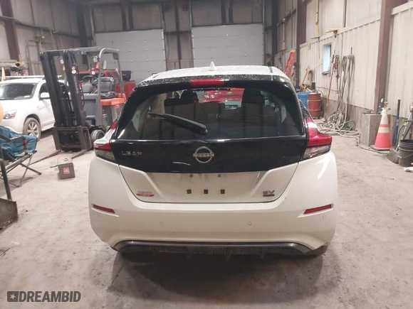 2023 Nissan LEAF SV PLUS with VIN 1N4CZ1CV0PC563256, listed as a IAAI auction lot 41138436 with NaN miles. Bid and sale history available at carsss.com. Image 16.