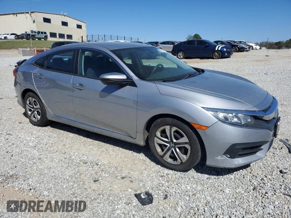 2018 Honda Civic Sedan LX with VIN 2HGFC2F52JH503169, listed as a Copart auction lot 50765445 with 78,042 mi miles and Salvage Title. Bid and sale history available at carsss.com. Image 4.