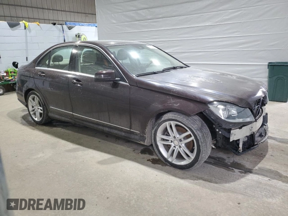 2012 Mercedes-Benz C 300 Sport with VIN WDDGF8BB3CR230244, listed as a Copart auction lot 47046855 with 112,648 mi miles and Salvage Title. Bid and sale history available at DreamBid. Image 4.