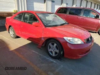 2005 Honda Civic EX with VIN 1HGEM21975L004413, listed as a Copart auction lot 87397824 with 151,362 mi miles and Salvage Title. Bid and sale history available at carsss.com. Image 4.