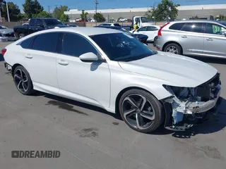 2019 Honda Accord Sport with VIN 1HGCV1F30KA031639, listed as a IAAI auction lot 42184537 with 87,619 mi miles and . Bid and sale history available at DreamBid. Image 1.
