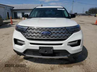 2020 Ford Explorer Limited with VIN 1FMSK8FH5LGC58505, listed as a Copart auction lot 52645825 with 51,222 mi miles and Salvage Title. Bid and sale history available at carsss.com. Image 5.