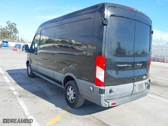 2015 Ford Transit Cargo Van with VIN 1FTYR2CMXFKA73036, listed as a IAAI auction lot 41989091 with 126,022 mi miles. Bid and sale history available at carsss.com. Image 3.