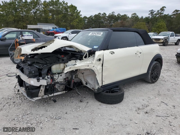 2022 MINI Convertible Cooper S with VIN WMW43DL03N3N73585, listed as a Copart auction lot 89342955 with NaN miles and Clean Title. Bid and sale history available at carsss.com. Image 1.