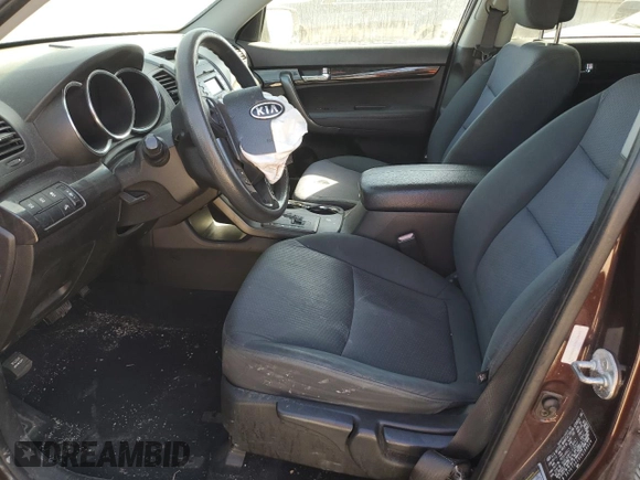 2012 Kia Sorento LX with VIN 5XYKT3A15CG288024, listed as a Copart auction lot 48458575 with 110,643 mi miles and Salvage Title. Bid and sale history available at carsss.com. Image 7.