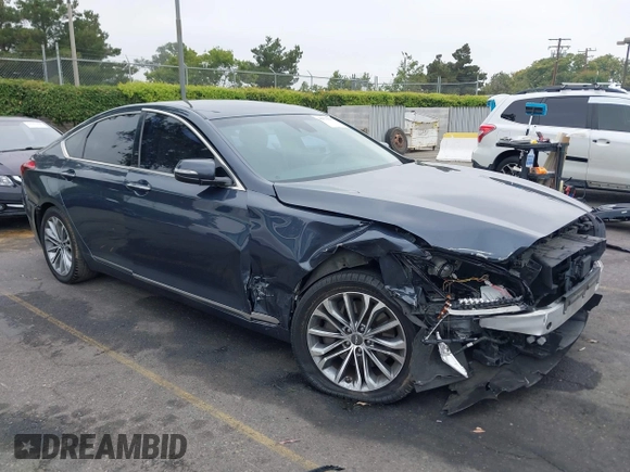 2017 Genesis G80 3.8L with VIN KMHGN4JE9HU181178, listed as a IAAI auction lot 42570337 with 84,104 mi miles and . Bid and sale history available at DreamBid. Image 6.