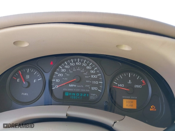 2003 Chevrolet Impala with VIN 2G1WF52E739420856, listed as a IAAI auction lot 41589917 with 108,041 mi miles. Bid and sale history available at carsss.com. Image 7.