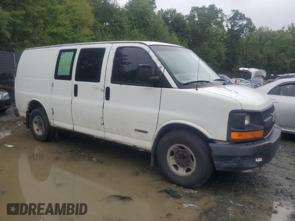 2003 Chevrolet Express Cargo with VIN 1GCGG25U831126705, listed as a Copart auction lot 73466744 with 265,323 mi miles and Salvage Title. Bid and sale history available at DreamBid. Image 4.