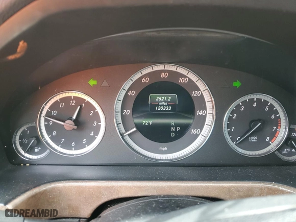 2013 Mercedes-Benz E-Class E 350 Luxury with VIN WDDHF8JB2DA706571, listed as a Copart auction lot 53613455 with 120,333 mi miles and Salvage Title. Bid and sale history available at carsss.com. Image 9.
