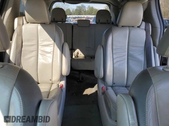 2011 Toyota Sienna XLE AAS with VIN 5TDYK3DC0BS073498, listed as a Copart auction lot 50233135 with Not Provided miles and Salvage Title. Bid and sale history available at carsss.com. Image 10.