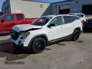 2023 GMC Terrain SLE with VIN 3GKALMEG8PL197297, listed as a Copart auction lot 53210145 with 17,664 mi miles and Salvage Title. Bid and sale history available at DreamBid. Image 1.