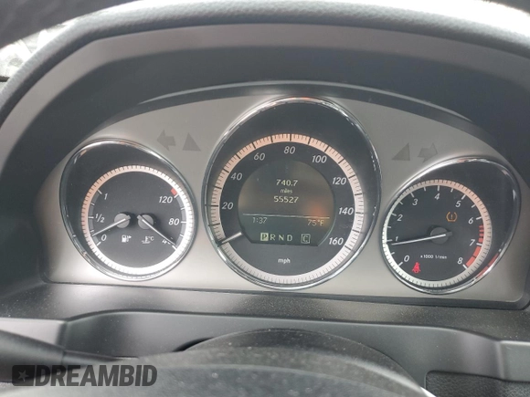 2009 Mercedes-Benz C 300 Sport with VIN WDDGF54X19F227442, listed as a Copart auction lot 49598625 with 55,527 mi miles and Salvage Title. Bid and sale history available at DreamBid. Image 9.