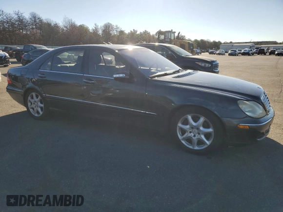 2004 Mercedes-Benz S-Class 5.0L with VIN WDBNG84J04A407348, listed as a Copart auction lot 80430614 with 160,172 mi miles and Salvage Title. Bid and sale history available at carsss.com. Image 4.