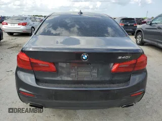 2017 BMW 5 Series 540i with VIN WBAJE5C37HG914805, listed as a Copart auction lot 50721455 with 56,668 mi miles and Salvage Title. Bid and sale history available at carsss.com. Image 6.